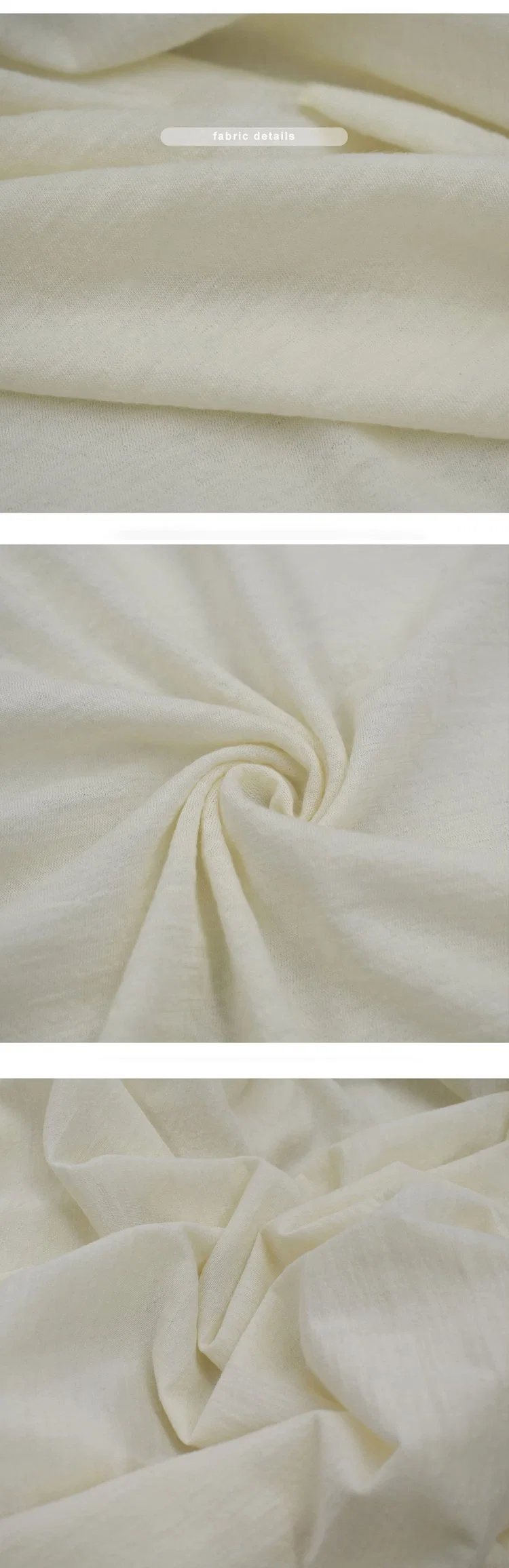 Anti-Bacteria Anti-Odor Bamboo Polyester Knitted Jersey Fabric for Garment