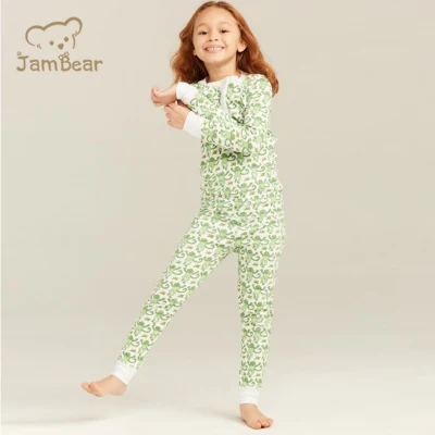 Jambear オーガニック子供パジャマ子供冬のスリープウェアベビールームウェア竹子供パジャマカスタムベビー睡眠セット